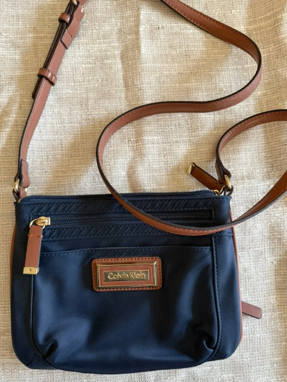 Calvin Klein Navy Crossbody purse handbag